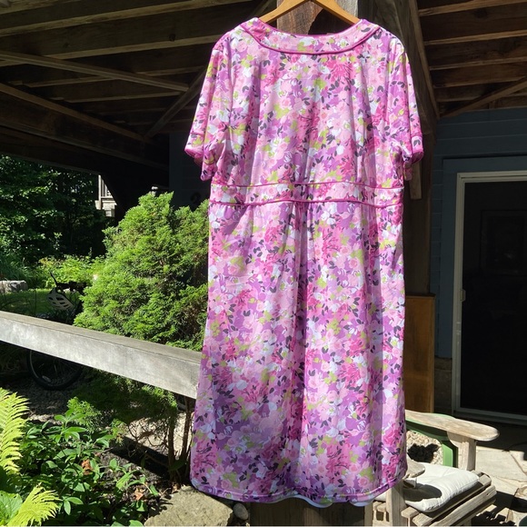 ULLA POPKEN XXL maxi floral dress. Perfect lounge dress. - Picture 3 of 9
